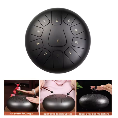 Tongue Drum 10 pouces 11 Notes - PACK STANDARD