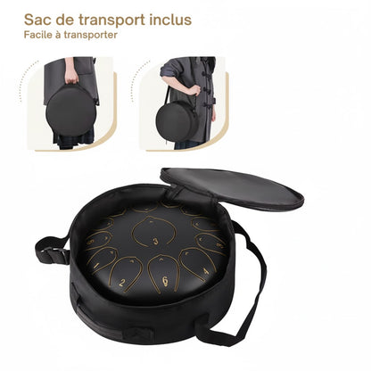 Tongue Drum 10 pouces 11 Notes - PACK STANDARD