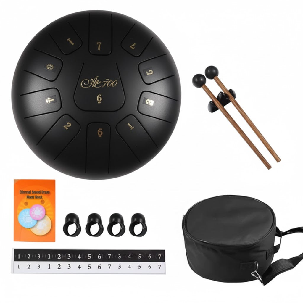 Tongue Drum 10 pouces 11 Notes - PACK STANDARD